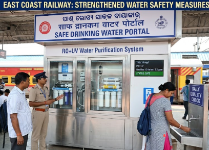 East Coast Railway Strengthens Water Safety Measures at Stations